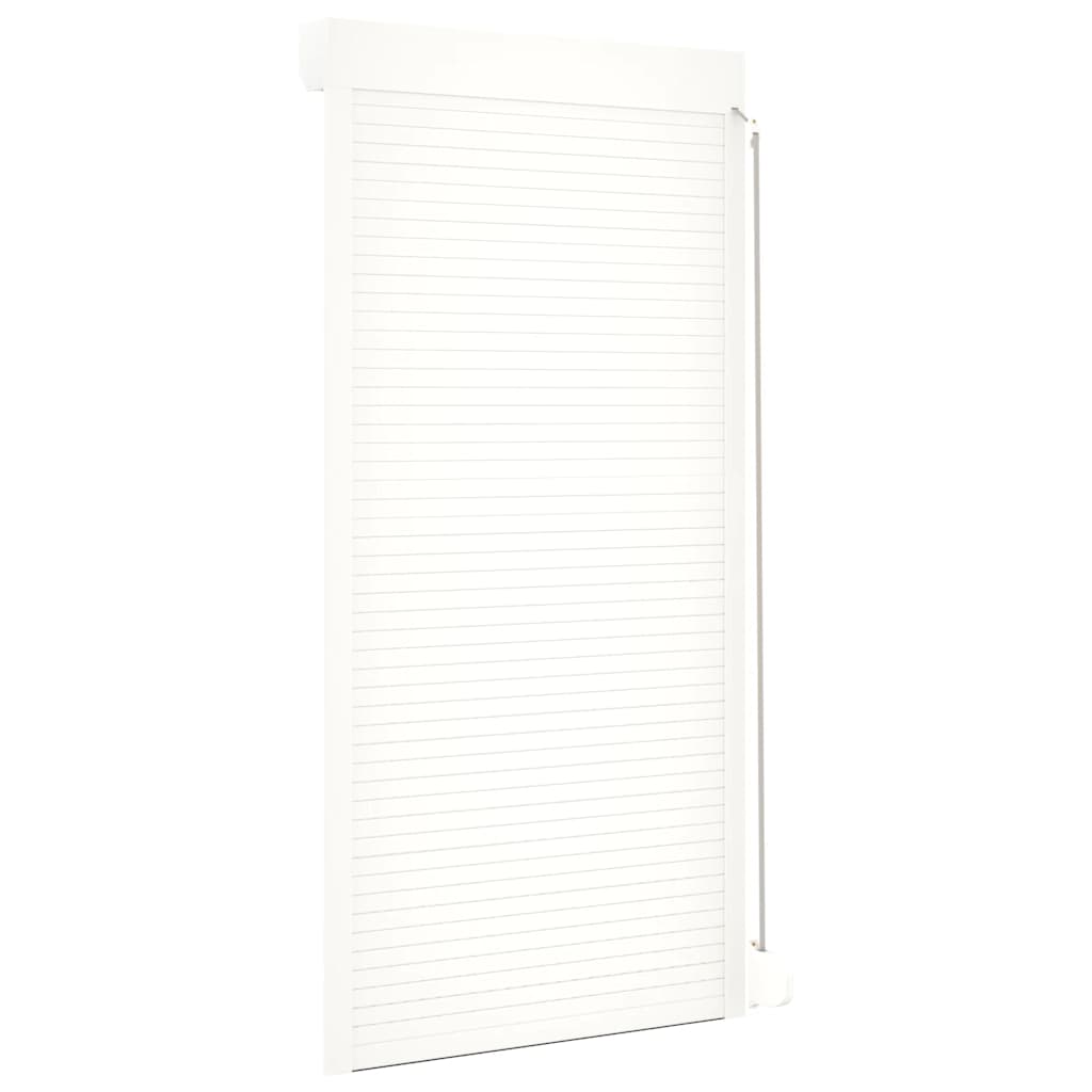 vidaXL Παντζούρι Ρολό Λευκό 100 x 210 εκ. από Αλουμίνιο