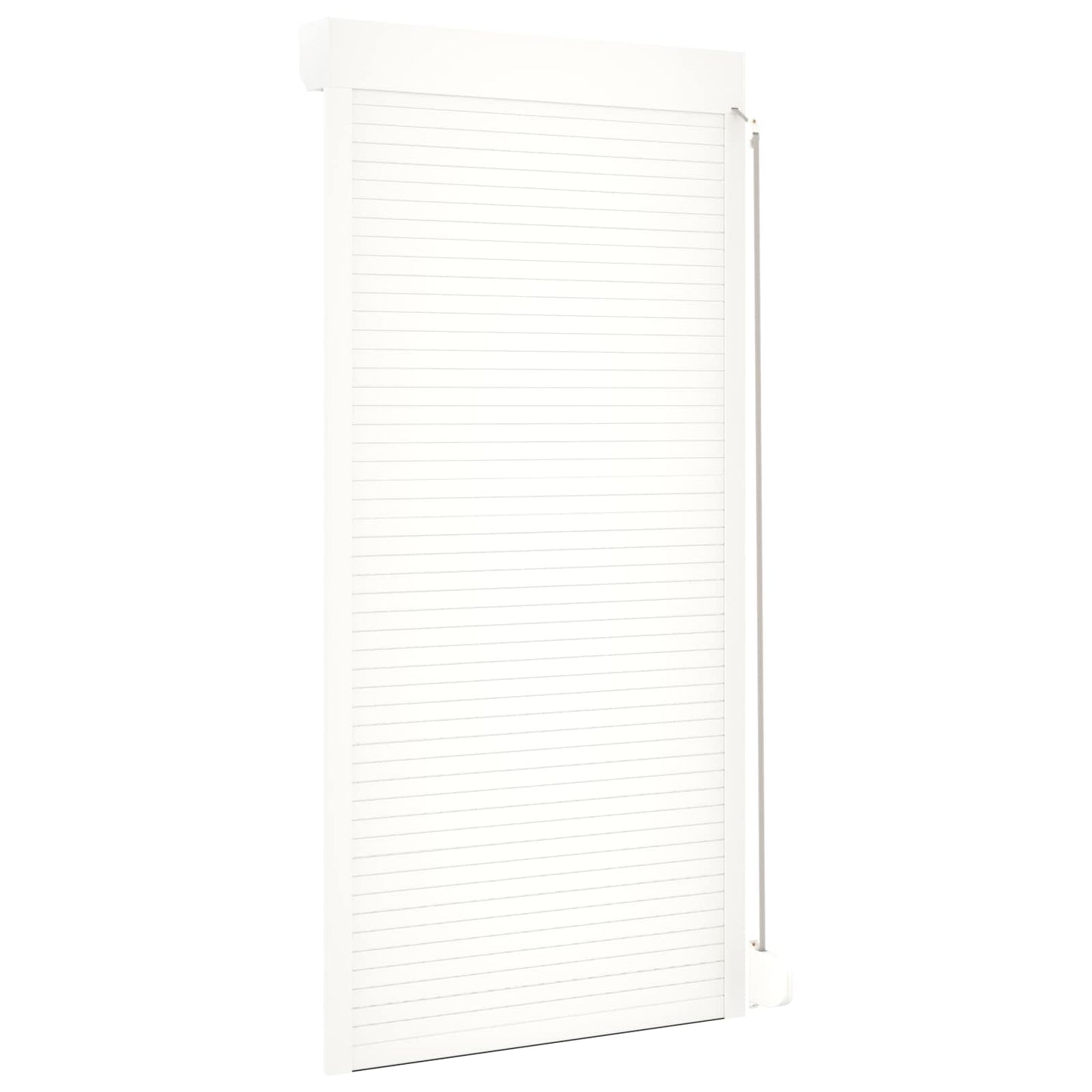 vidaXL Ρολό εισόδου Λευκός 100 x 210 cm Αλουμίνιο και Πολυουρεθάνη