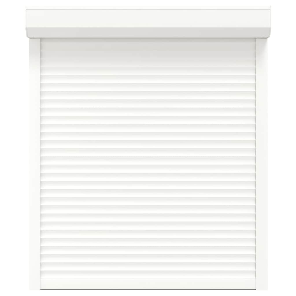 vidaXL Παντζούρι Ρολό Λευκό 110 x 130 εκ. από Αλουμίνιο