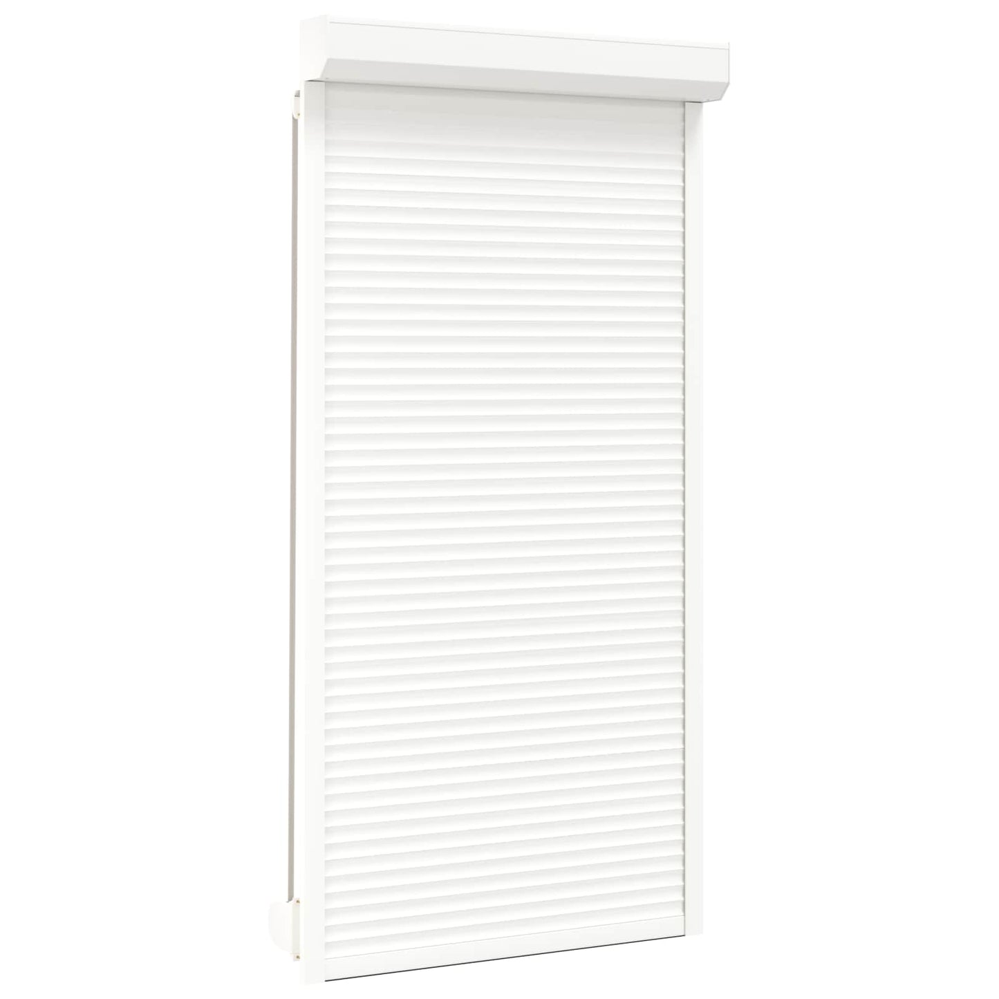 vidaXL Ρολό εισόδου Λευκός 110 x 220 cm Αλουμίνιο και Πολυουρεθάνη