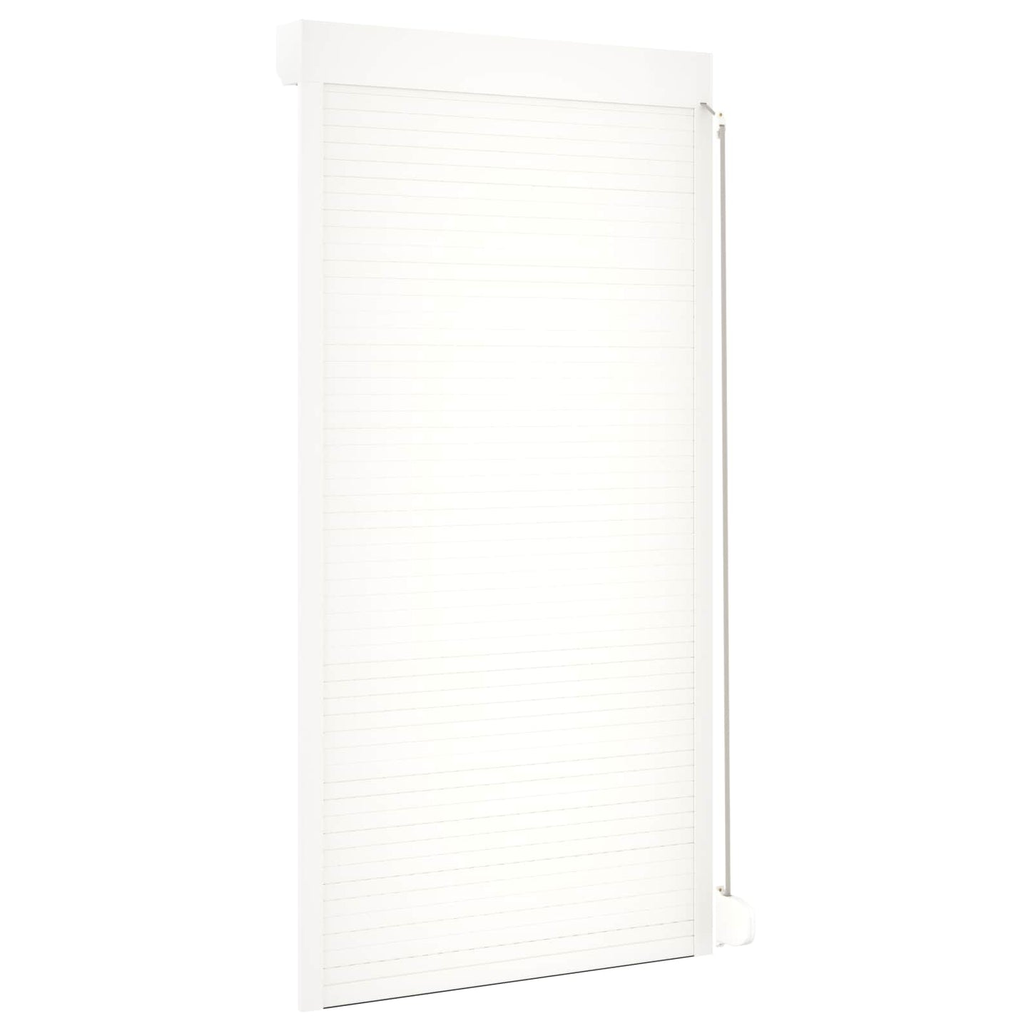 vidaXL Ρολό εισόδου Λευκός 110 x 220 cm Αλουμίνιο και Πολυουρεθάνη