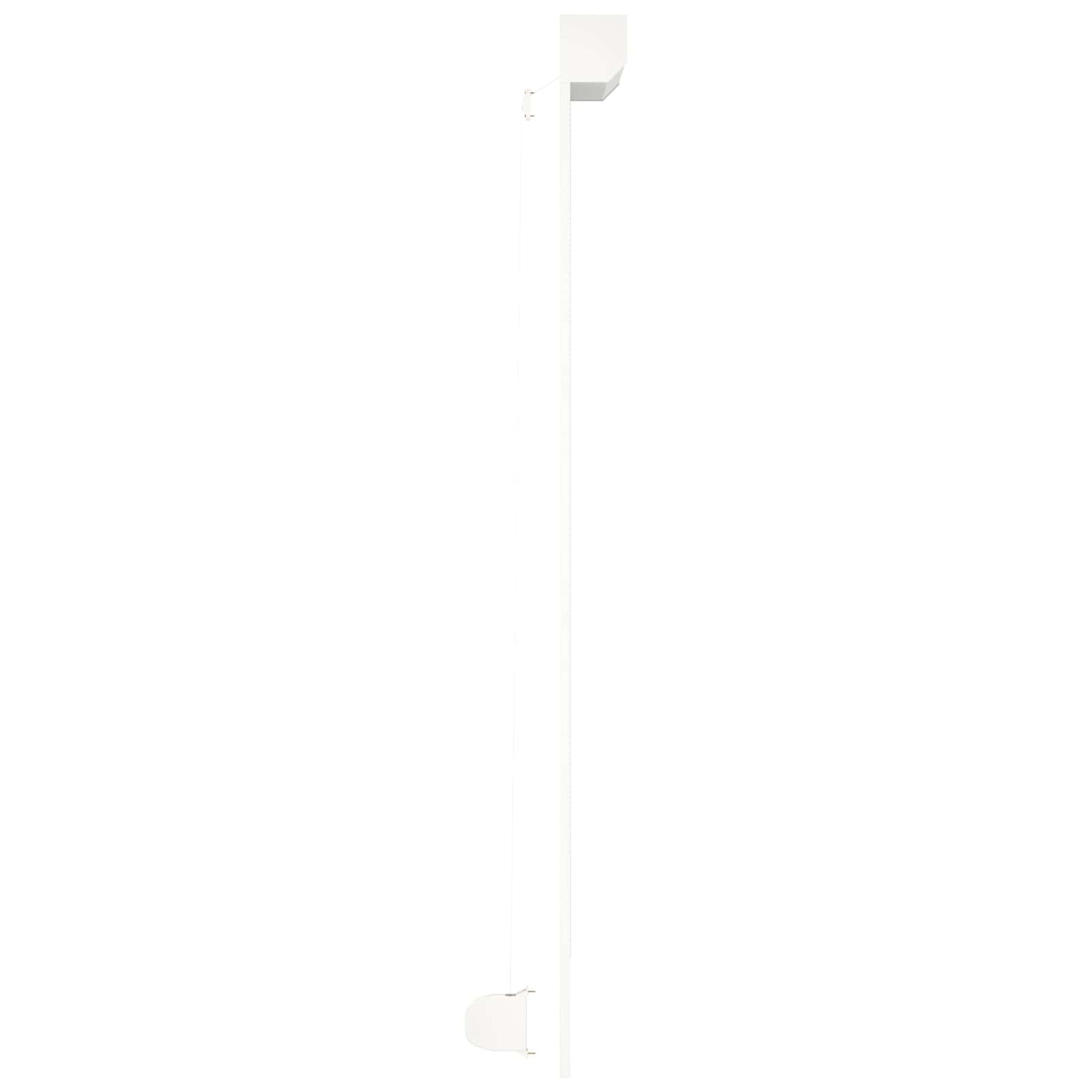 vidaXL Ρολό εισόδου Λευκός 110 x 220 cm Αλουμίνιο και Πολυουρεθάνη