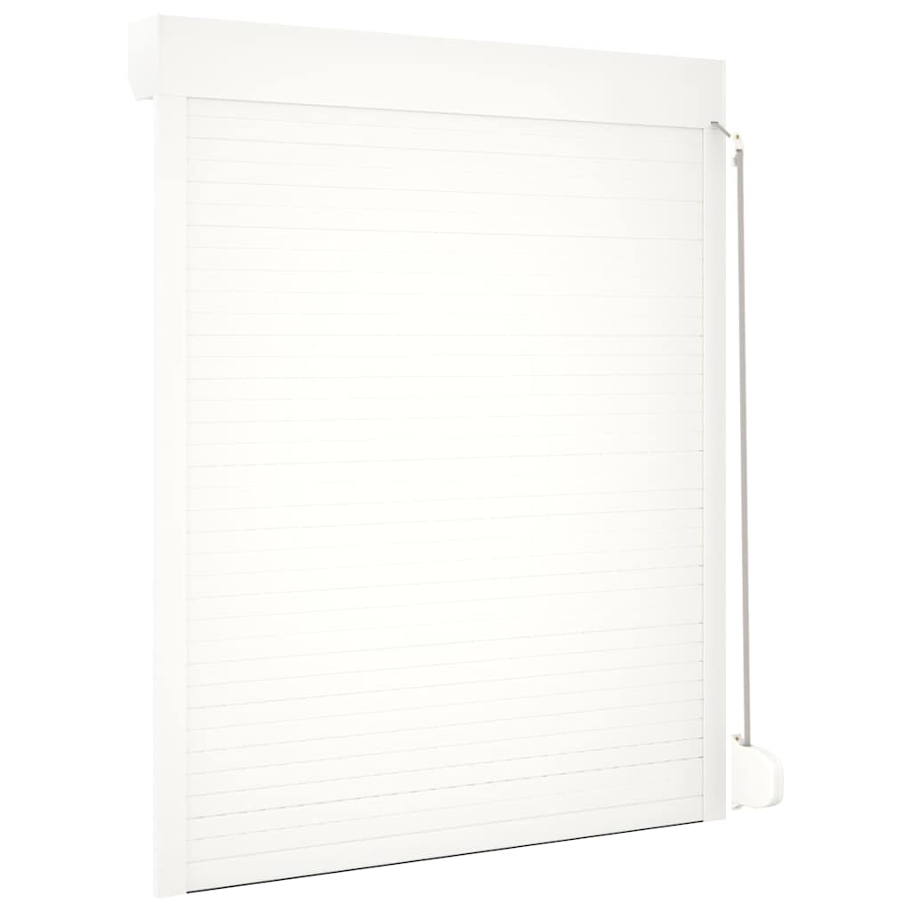 vidaXL Παντζούρι Ρολό Λευκό 120 x 150 εκ. από Αλουμίνιο