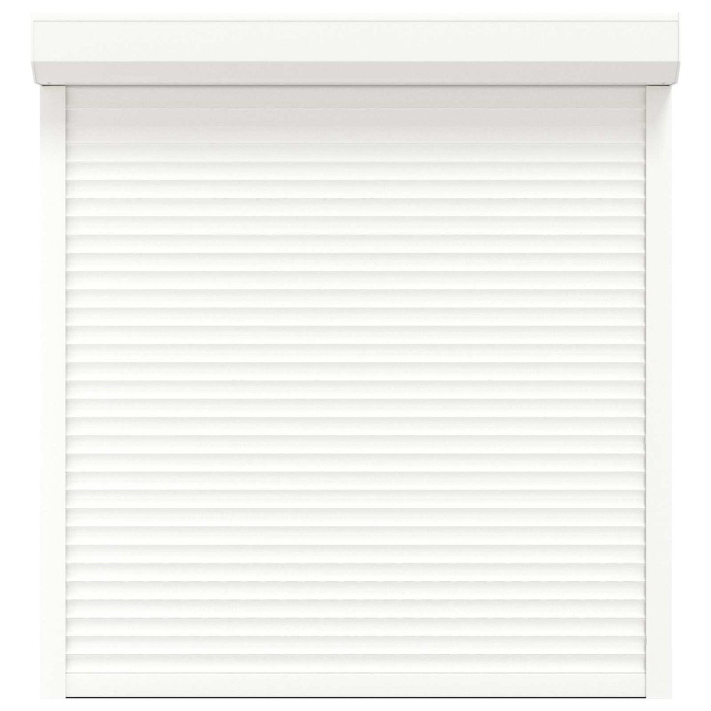 vidaXL Ρολό εισόδου Λευκός 130 x 140 cm Αλουμίνιο και Πολυουρεθάνη