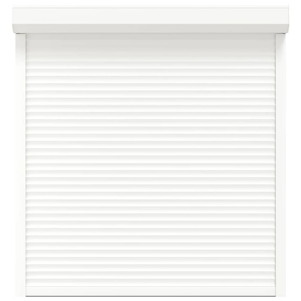 vidaXL Παντζούρι Ρολό Λευκό 140 x 150 εκ. από Αλουμίνιο