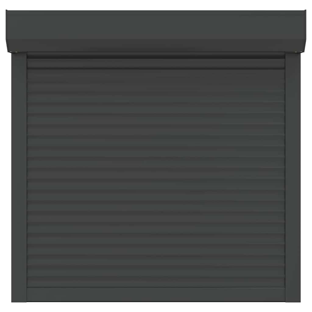 vidaXL Παντζούρι Ρολό Λευκό 100 x 100 εκ. από Αλουμίνιο