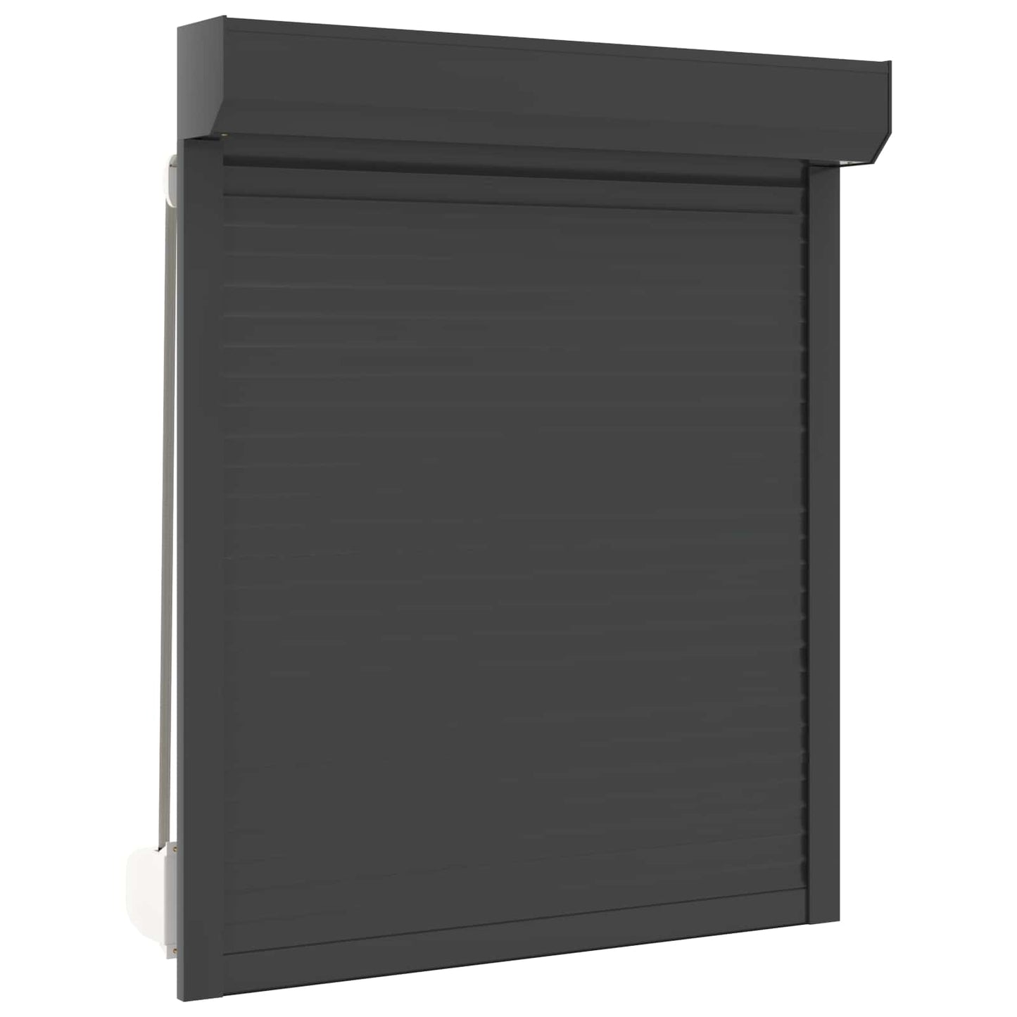 vidaXL Ρολό εισόδου Ανθρακί 100 x 120 cm Αλουμίνιο και Πολυουρεθάνη