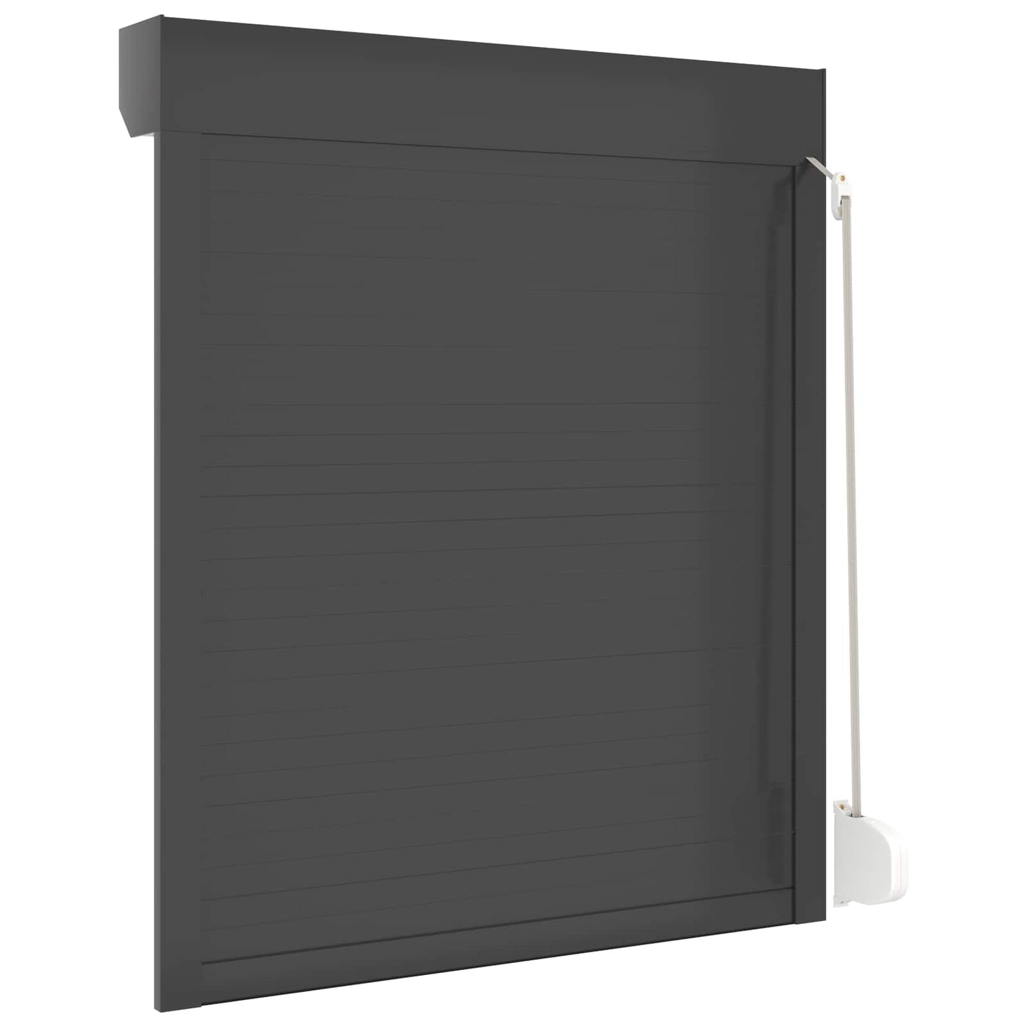 vidaXL Ρολό εισόδου Ανθρακί 100 x 120 cm Αλουμίνιο και Πολυουρεθάνη