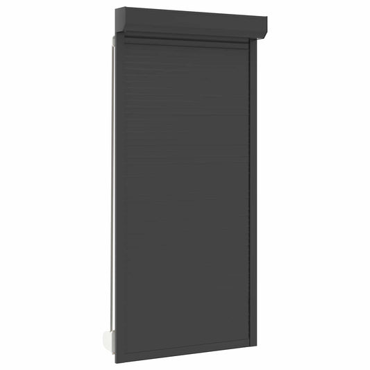 vidaXL Ρολό εισόδου Ανθρακί 100 x 210 cm Αλουμίνιο και Πολυουρεθάνη