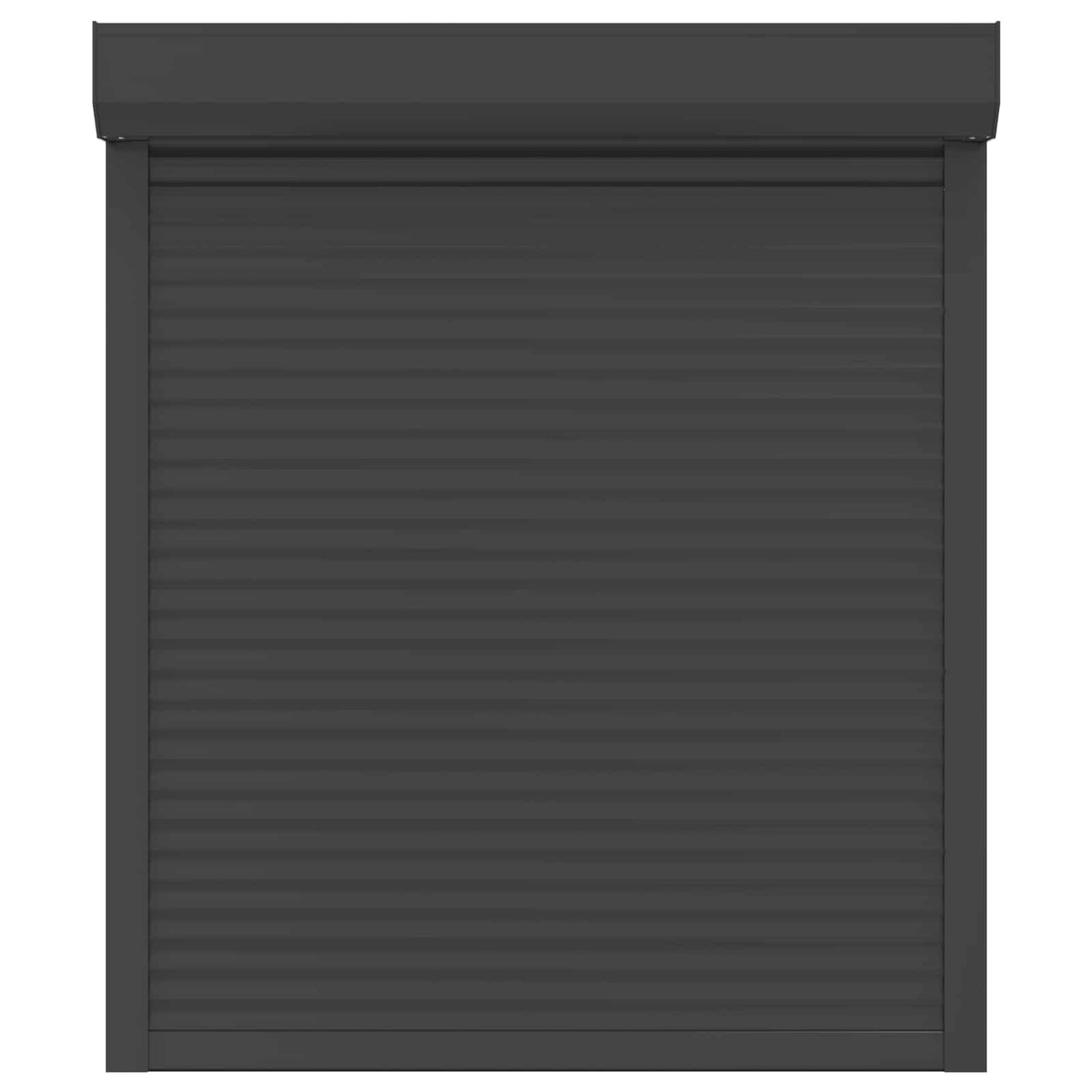 vidaXL Ρολό εισόδου Ανθρακί 110 x 130 cm Αλουμίνιο και Πολυουρεθάνη