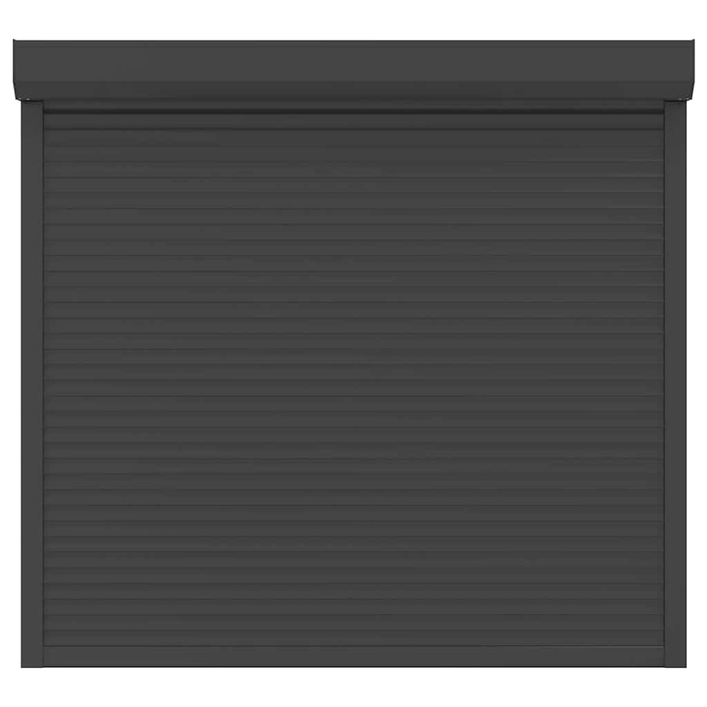 vidaXL Παντζούρι Ρολό Λευκό 160 x 150 εκ. από Αλουμίνιο