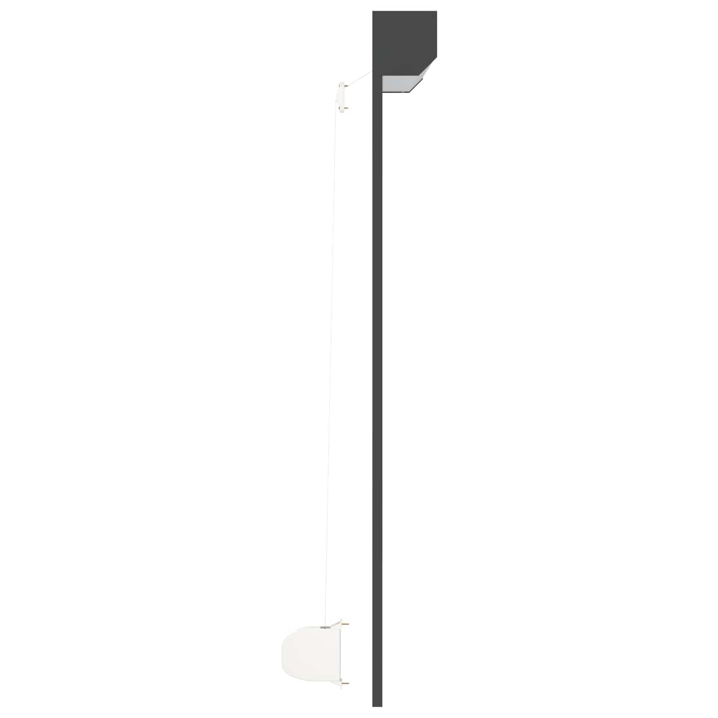 vidaXL Ρολό εισόδου Ανθρακί 160 x 150 cm Αλουμίνιο και Πολυουρεθάνη