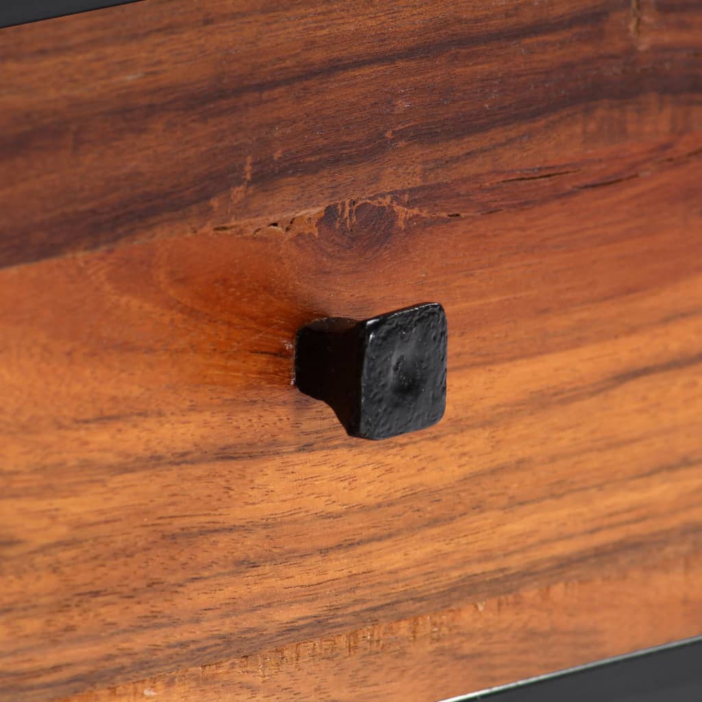 vidaXL Έπιπλο Τηλεόρασης 120x30x40 εκ Μασίφ Ανακυκλωμένο Ξύλο + Ατσάλι