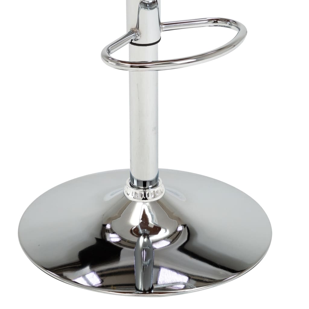 vidaXL Σκαμπό Μπαρ Γκρι από Λυγισμένο Ξύλο και Ύφασμα