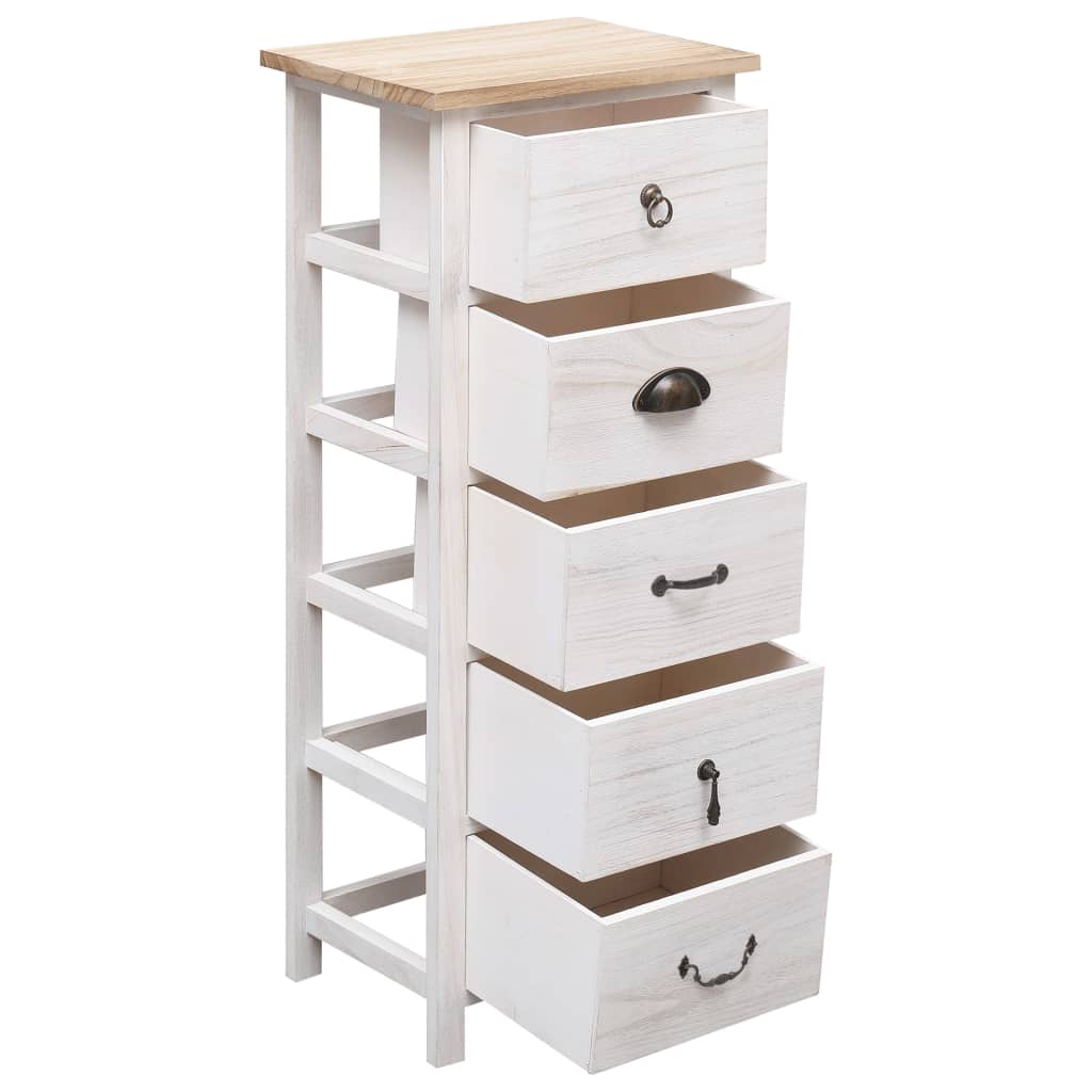 vidaXL Βοηθητικό Ντουλάπι 35x25x87 εκ. από Ξύλο Παυλώνιας