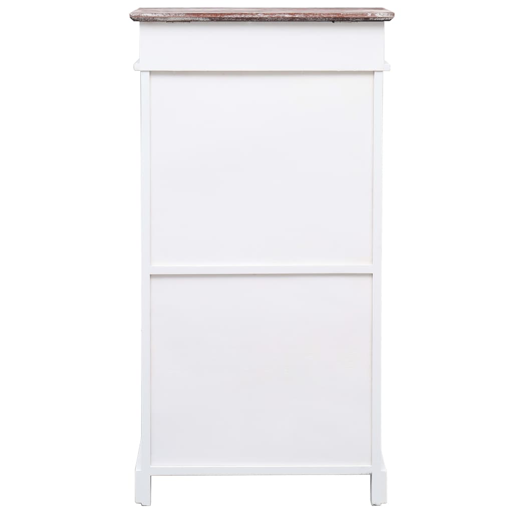 vidaXL Παπουτσοθήκη Καφέ 50 x 28 x 98 εκ. από Ξύλο Παυλώνιας