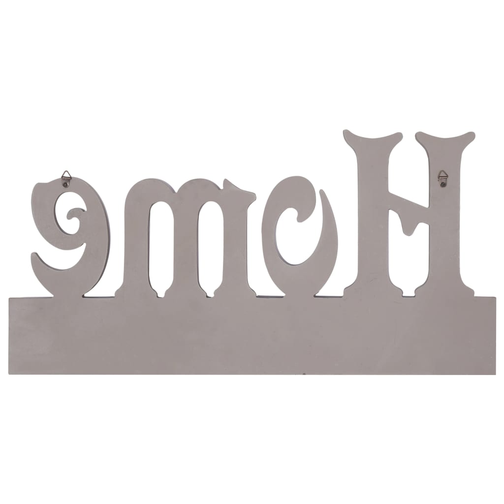 vidaXL Κρεμάστρα Τοίχου «HOME» 50 x 23 εκ.