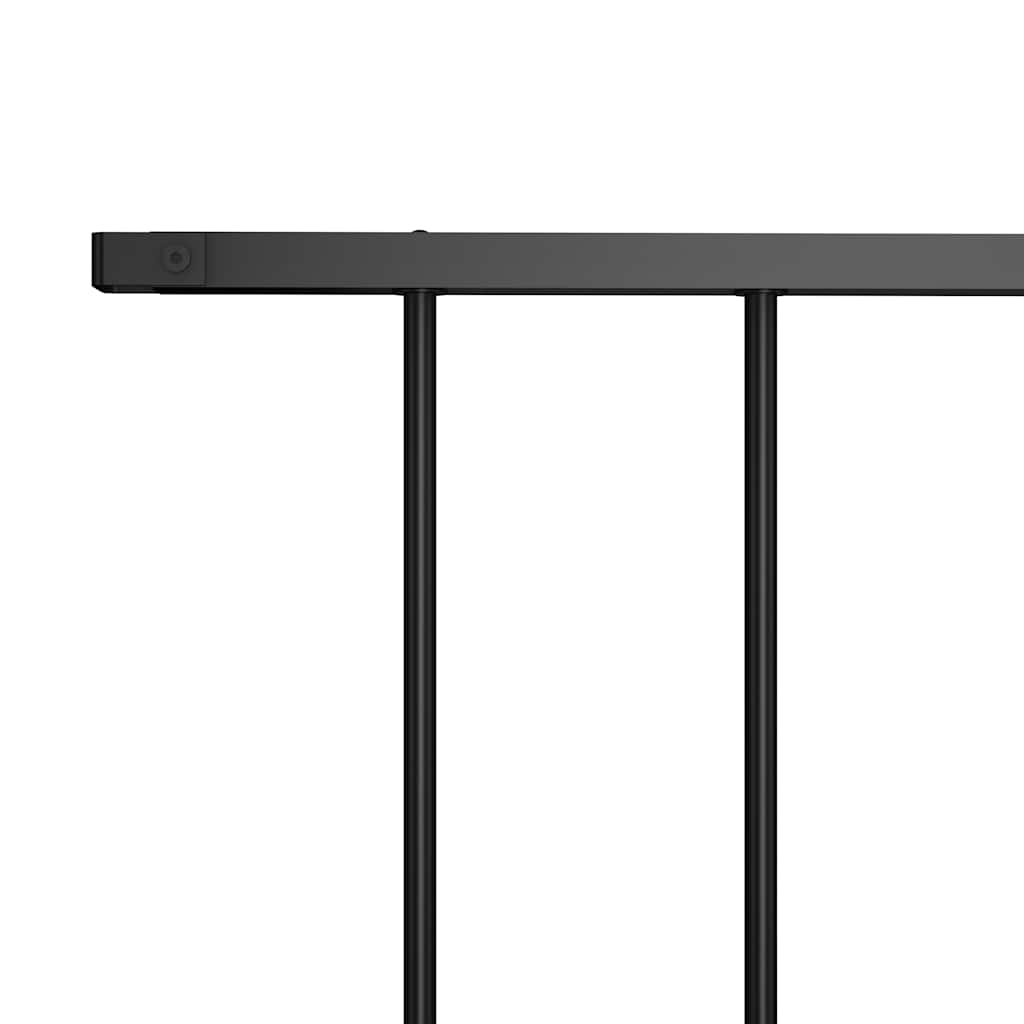 vidaXL Πάνελ Περίφραξης από Ατσάλι με Ηλεκτροστατική Βαφή Πυρίτιδας 1,63x1,25 μ. Μαύρο