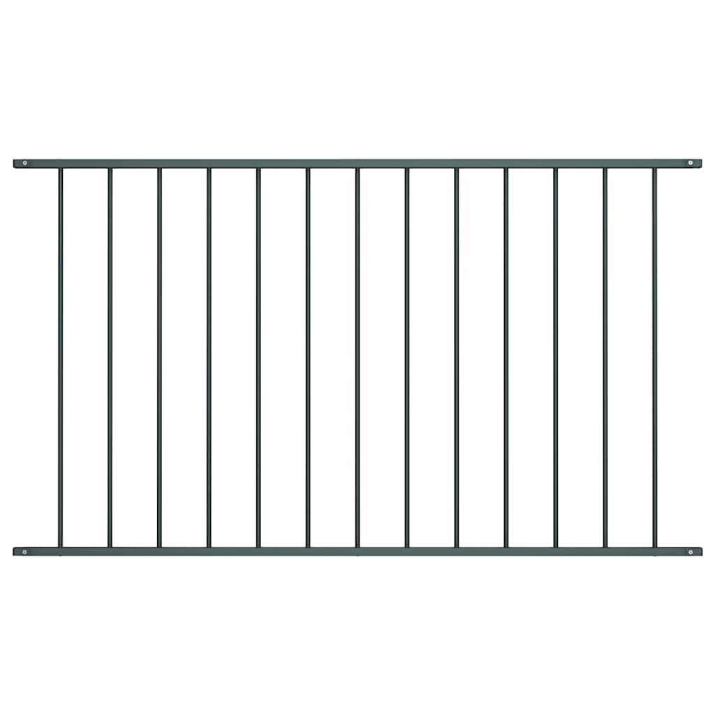 vidaXL Πάνελ Περίφραξης Ατσάλι με Ηλεκτροστατική Βαφή 1,63x0,75 μ. Ανθρακί