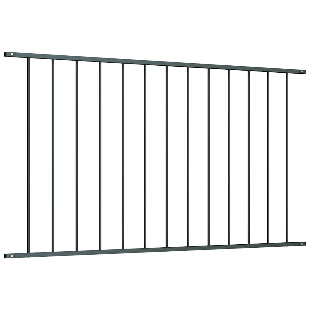 vidaXL Πάνελ Περίφραξης Ατσάλι με Ηλεκτροστατική Βαφή 1,63x0,75 μ. Ανθρακί