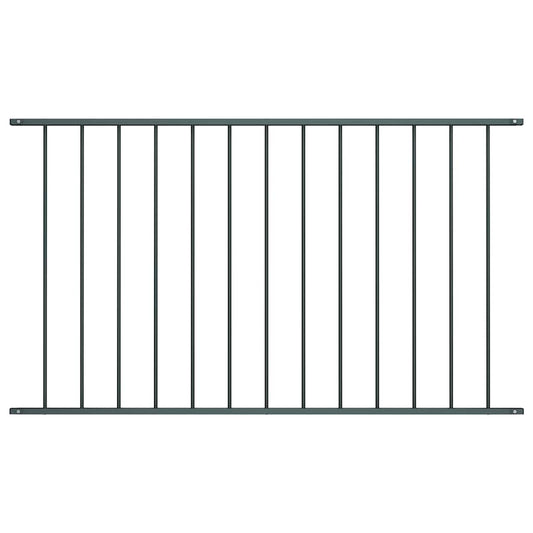 vidaXL Πάνελ Περίφραξης Ατσάλι με Ηλεκτροστατική Βαφή 1,63x1 μ. Ανθρακί
