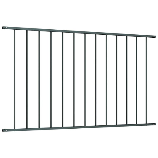 vidaXL Πάνελ Περίφραξης Ατσάλι με Ηλεκτροστατική Βαφή Ανθρακί 1,63x1,25 μ.