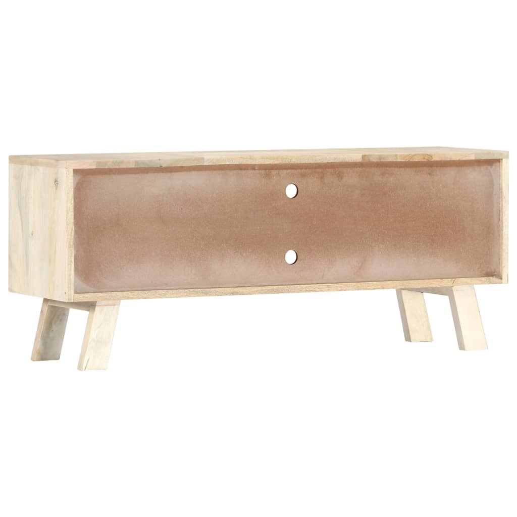 vidaXL Έπιπλο Τηλεόρασης 110x30x44 εκ. από Μασίφ Ξύλο Μάνγκο