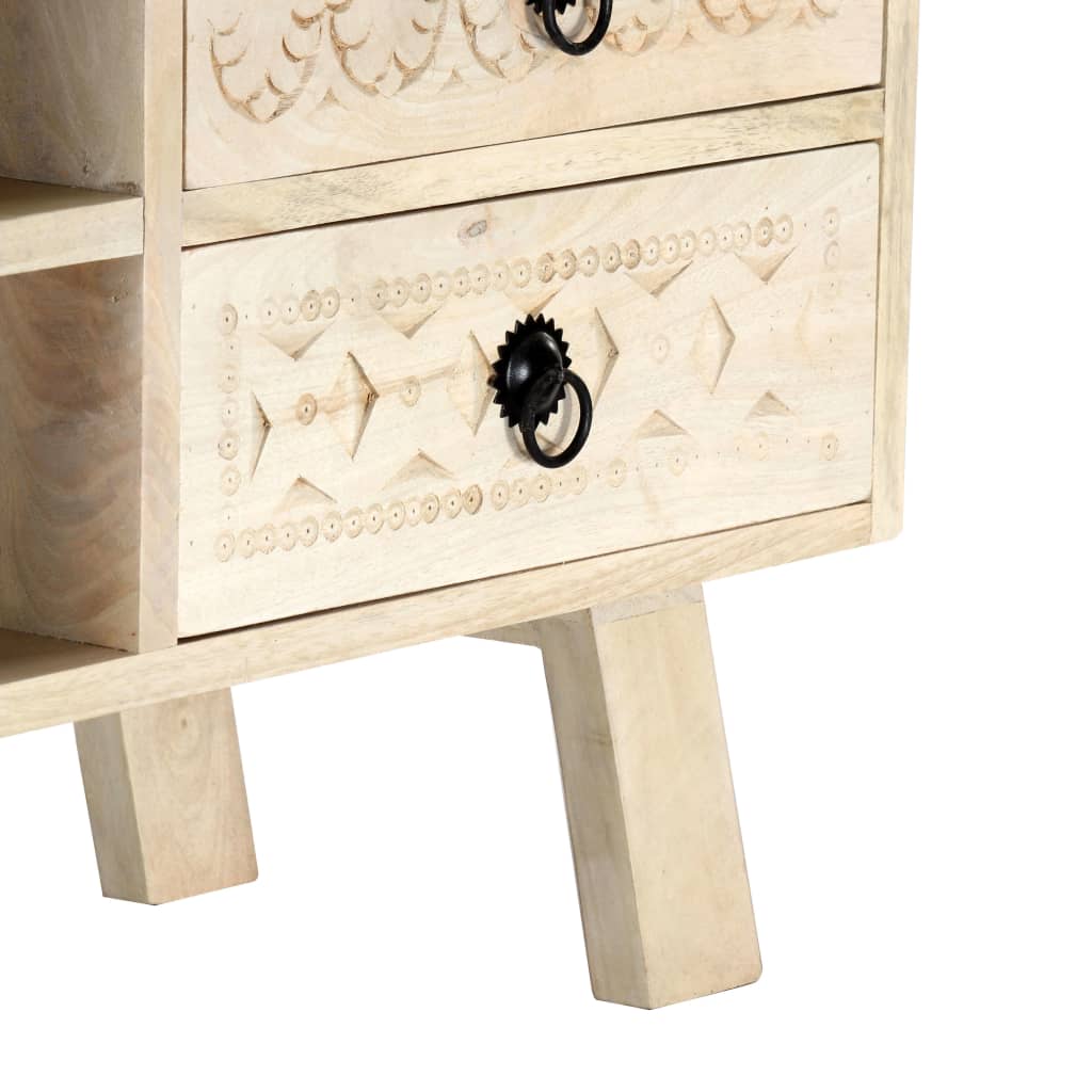 vidaXL Έπιπλο Τηλεόρασης 110x30x44 εκ. από Μασίφ Ξύλο Μάνγκο