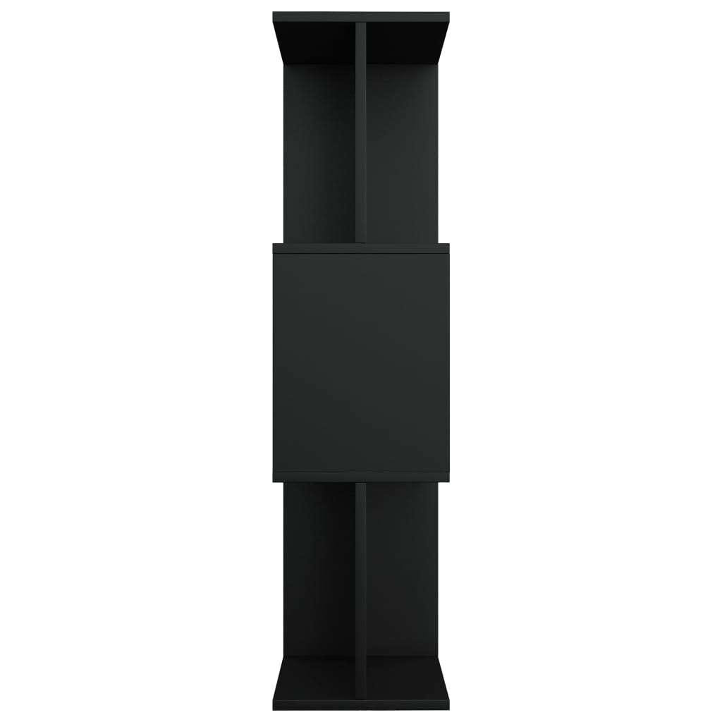 vidaXL Βιβλιοθήκη/Διαχωριστικό Χώρου Μαύρο 80x24x96 εκ. Επεξ. Ξύλο