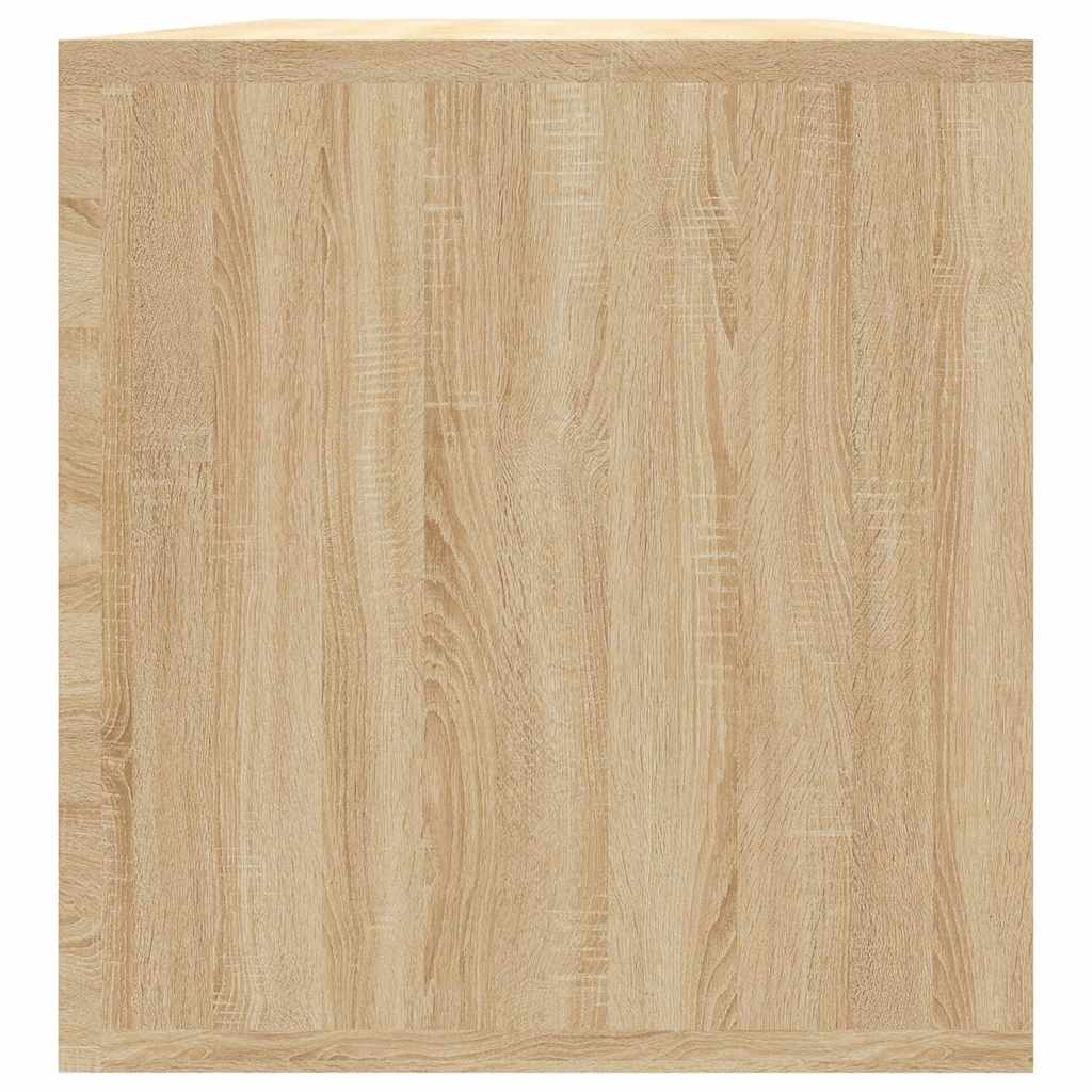 vidaXL Έπιπλο Δίσκων Βινυλίου Sonoma Δρυς 71x34x36 εκ. Επεξεργ. Ξύλο