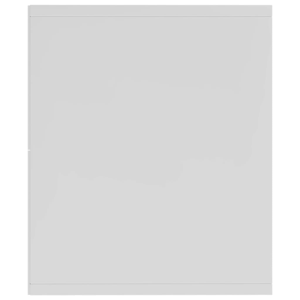 vidaXL Βιβλιοθήκη/Έπιπλο Τηλεόρασης Λευκό 36x30x114 εκ. Επεξ. Ξύλο