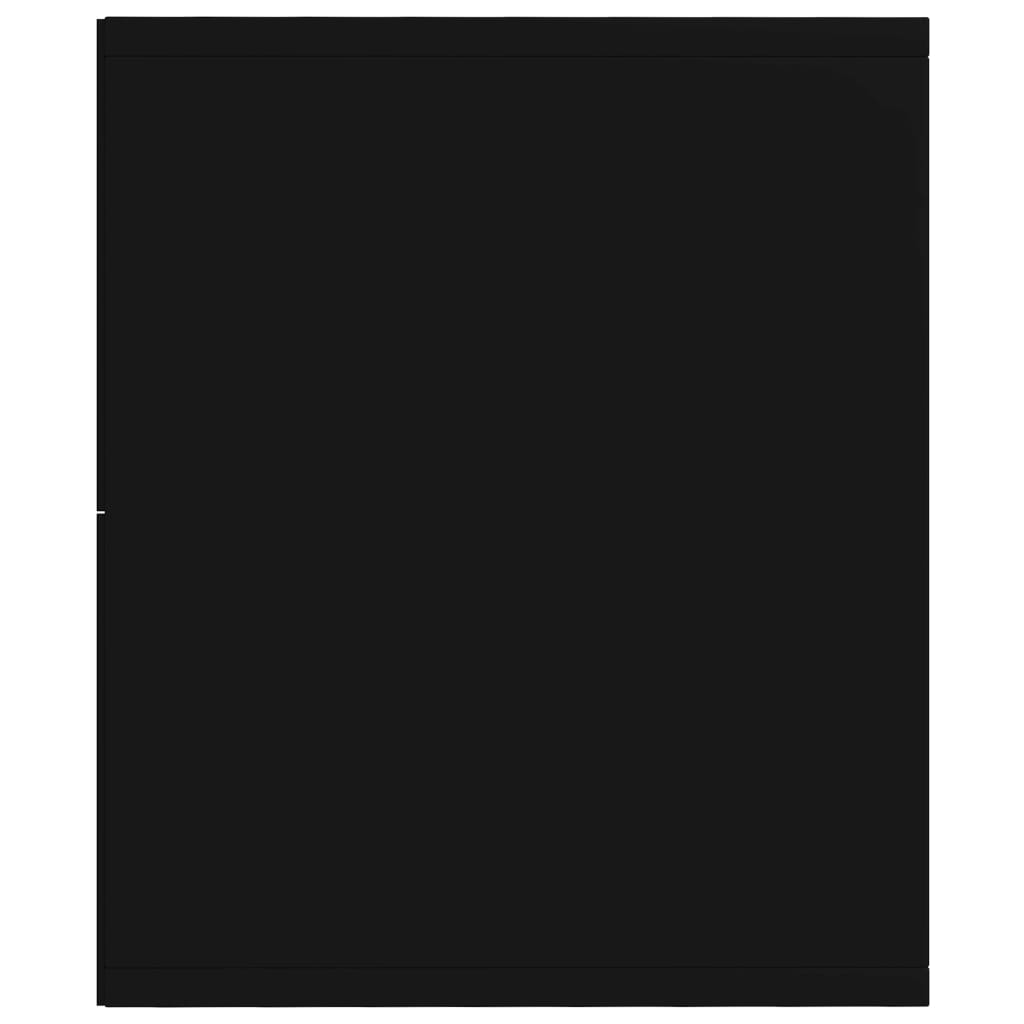 vidaXL Βιβλιοθήκη/Έπιπλο Τηλεόρασης Μαύρο 36x30x114 εκ. Μοριοσανίδα