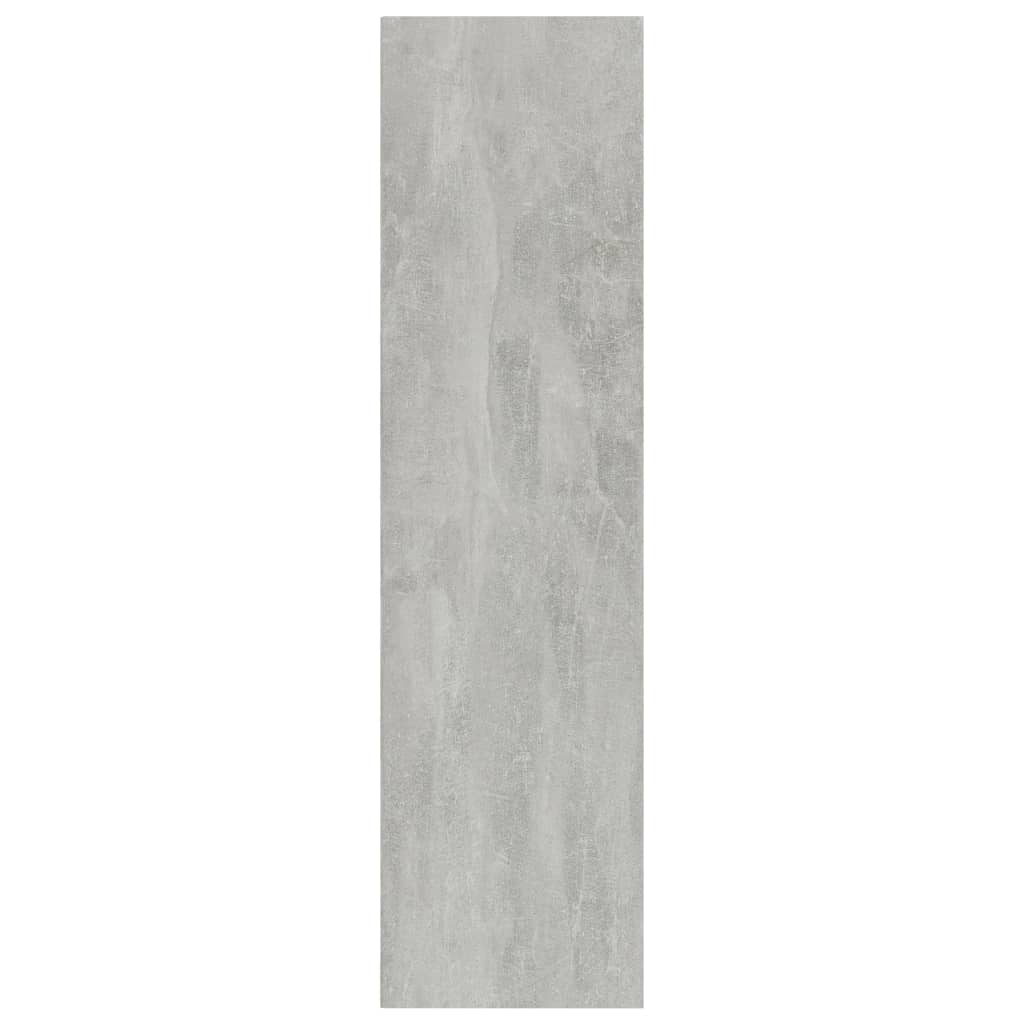 vidaXL Βιβλιοθήκη/Έπιπλο TV Γκρι Σκυροδέματος 36x30x114 εκ Επεξ. Ξύλο