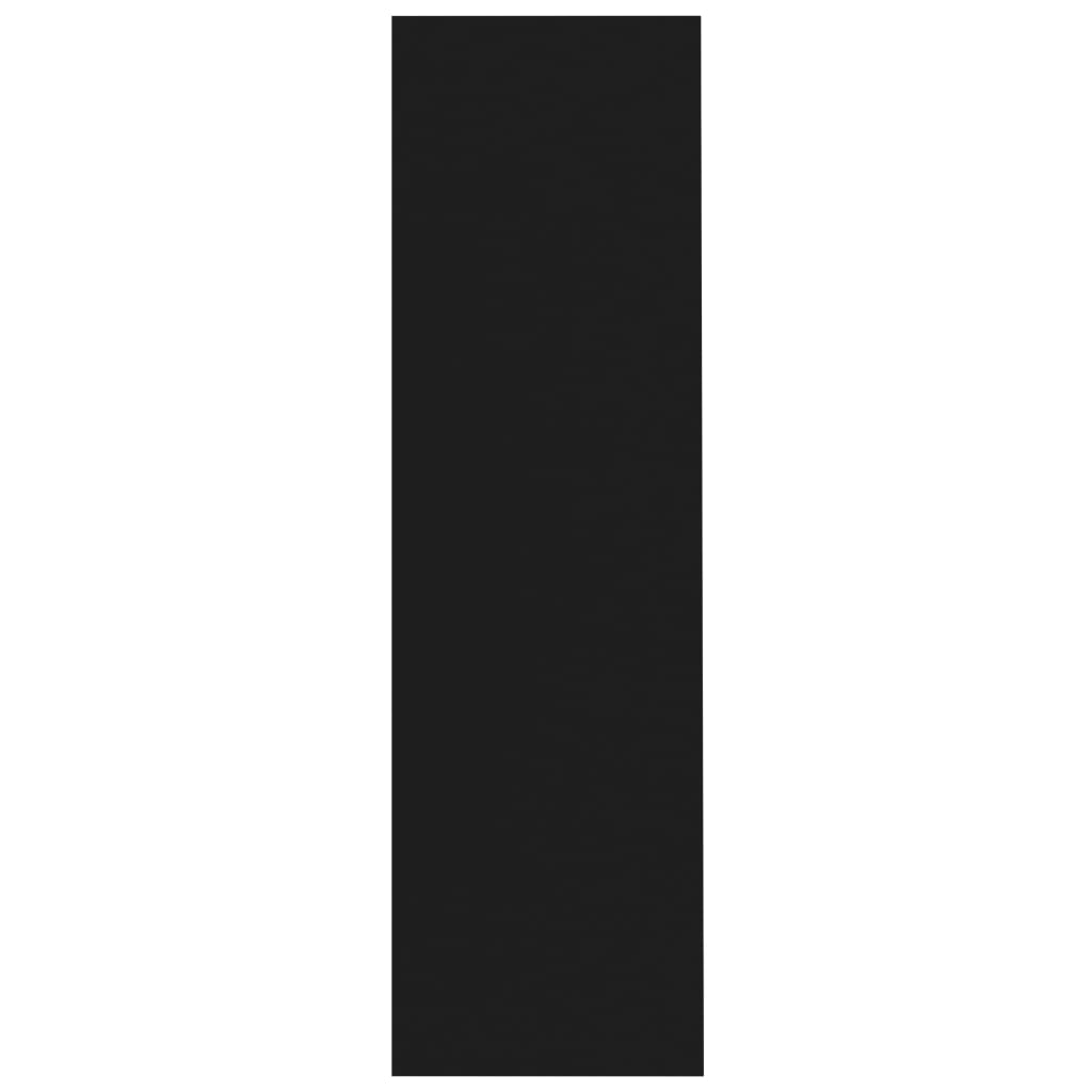 vidaXL Βιβλιοθήκη Μαύρη 97,5 x 29,5 x 100 εκ. από Επεξ. Ξύλο