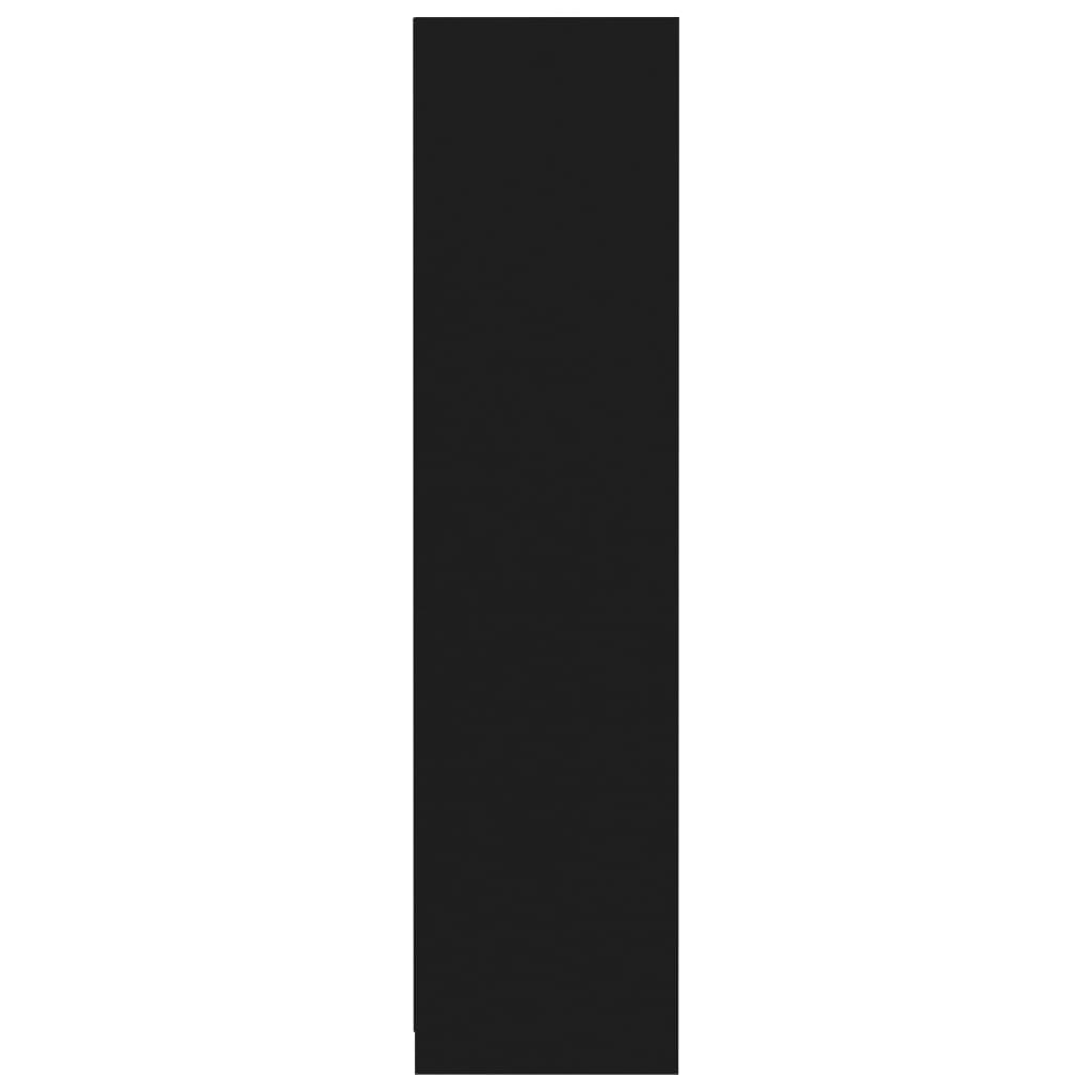 vidaXL Ντουλάπα Μαύρη 50 x 50 x 200 εκ. από Επεξ. Ξύλο