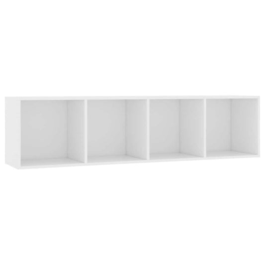 vidaXL Βιβλιοθήκη/Έπιπλο Τηλεόρασης Λευκό 143 x 30 x 36 εκ.