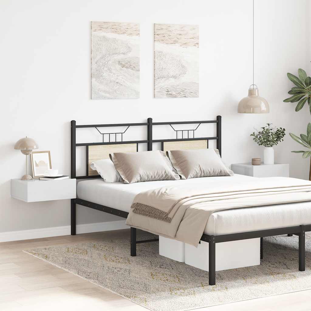 vidaXL Κομοδίνα Κρεμαστά 2 τεμ. Γυαλ. Λευκό 40x30x15εκ. από Επεξ. Ξύλο