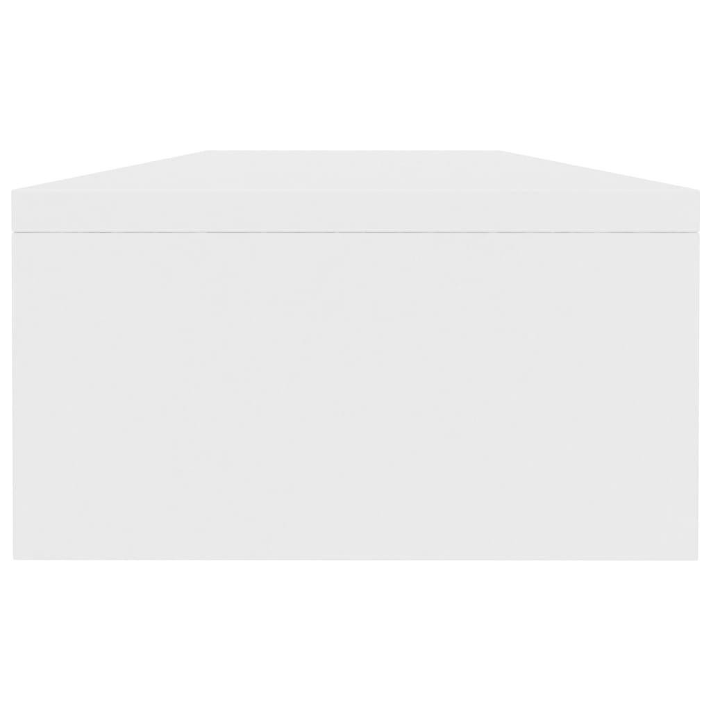 vidaXL Βάση Οθονών Λευκή 100 x 24 x 13 εκ. από Επεξ. Ξύλο