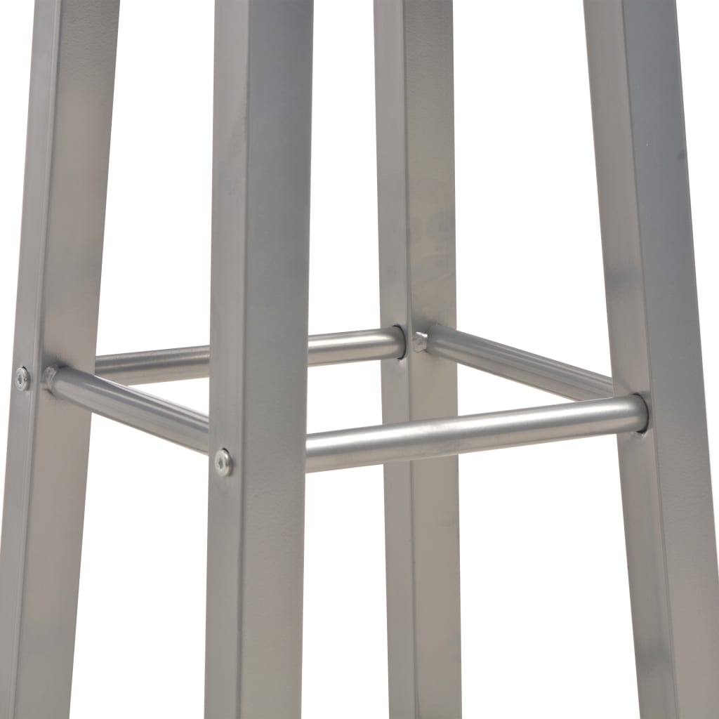 vidaXL Σκαμπό Μπαρ 2 τεμ. Ανθρακί από MDF