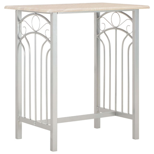 vidaXL Σετ Επίπλων Μπαρ 3 Τεμαχίων από Ξύλο και Ατσάλι