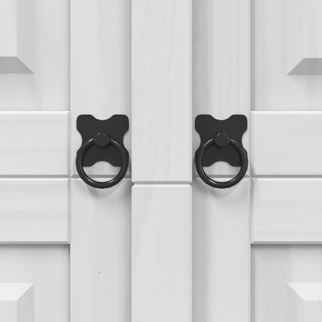 vidaXL Ντουλάπα με 2 Πόρτες Μεξικάνικο Στιλ Corona Λευκό