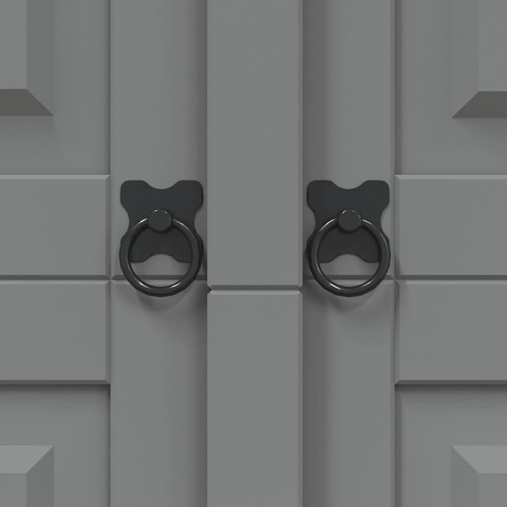 vidaXL Ντουλάπα με 3 Πόρτες Μεξικάνικο Στιλ Corona Γκρι