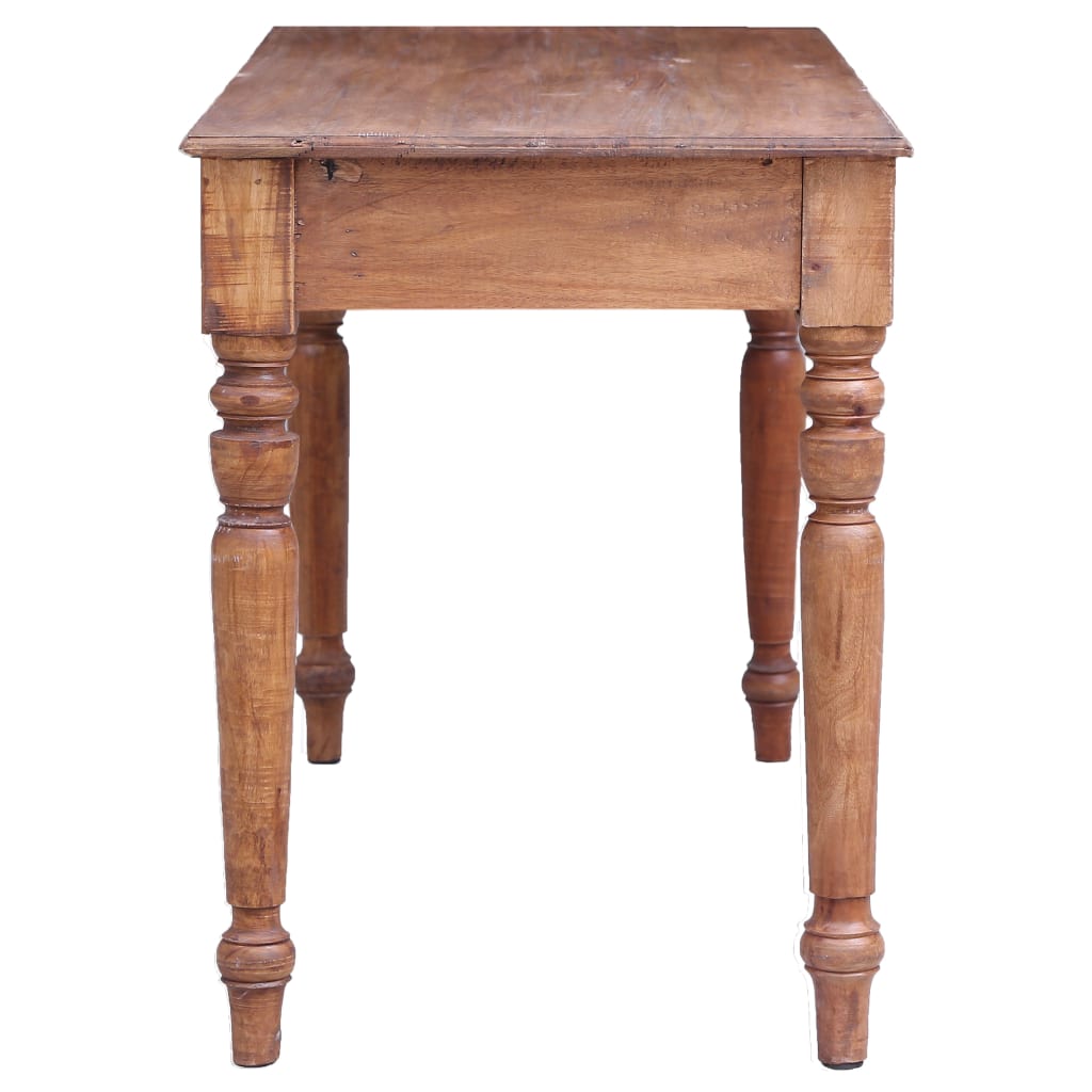 vidaXL Γραφείο με Συρτάρια 117 x 57 x 75 εκ. από Μασίφ Μαόνι