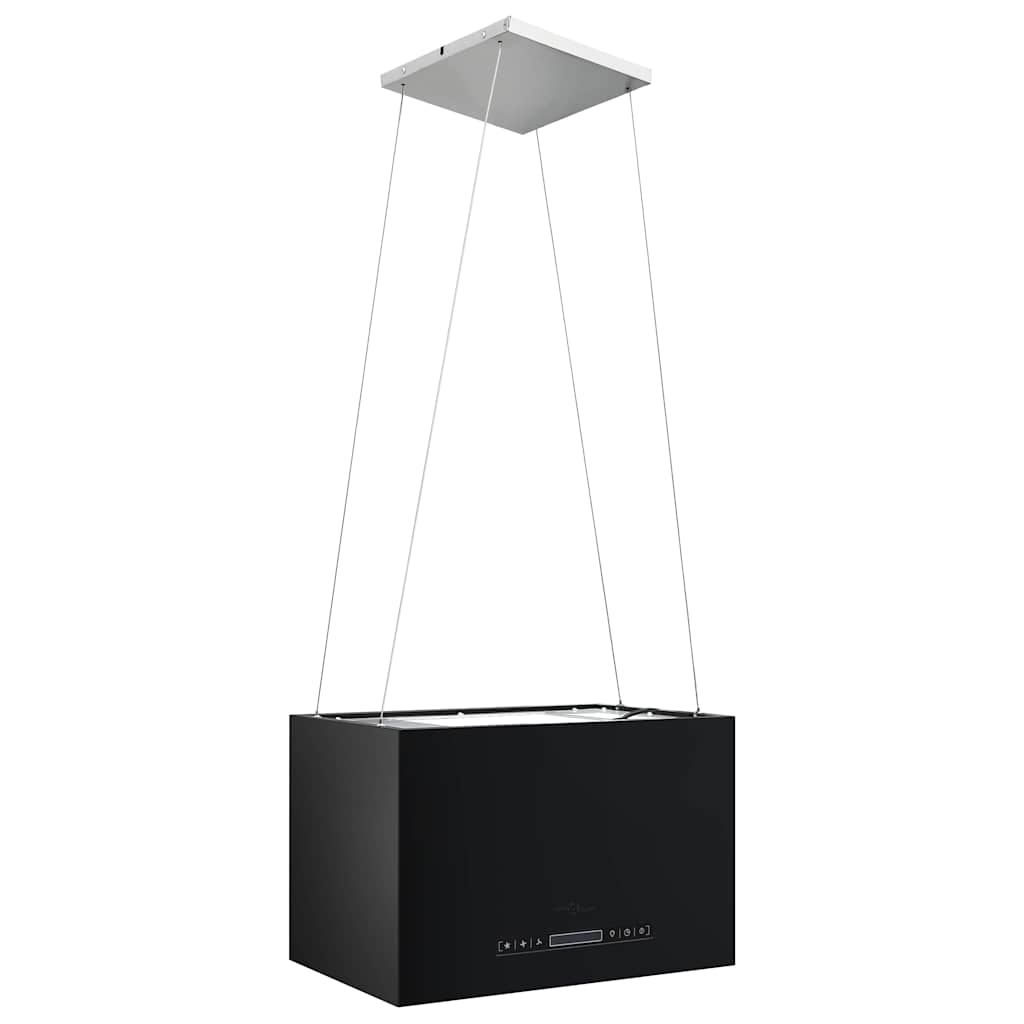 vidaXL Απορροφητήρας Νησίδα Κρεμαστός Αφής με LCD 55 εκ. Ατσάλινος