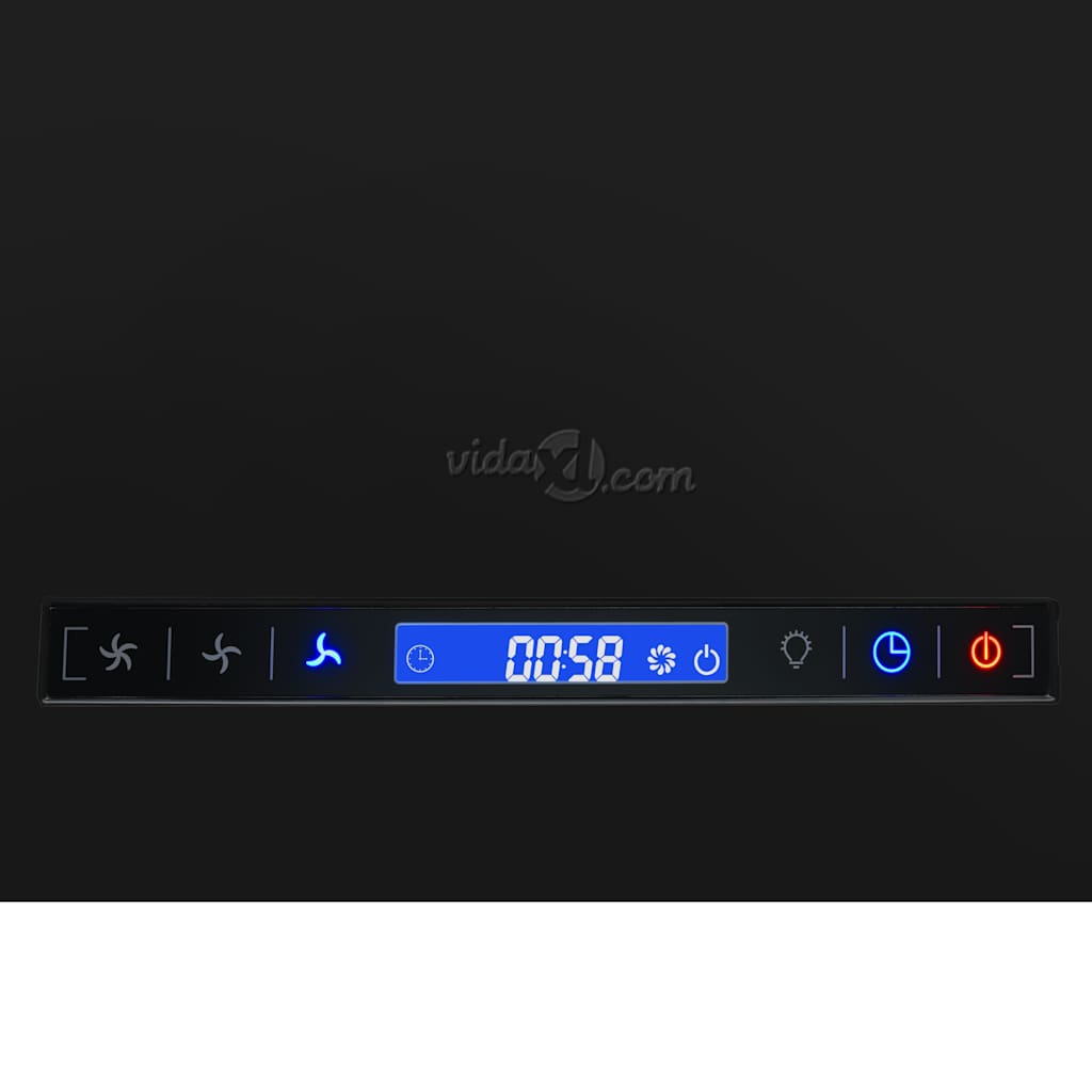 vidaXL Απορροφητήρας Νησίδα Κρεμαστός Αφής με LCD 55 εκ. Ατσάλινος