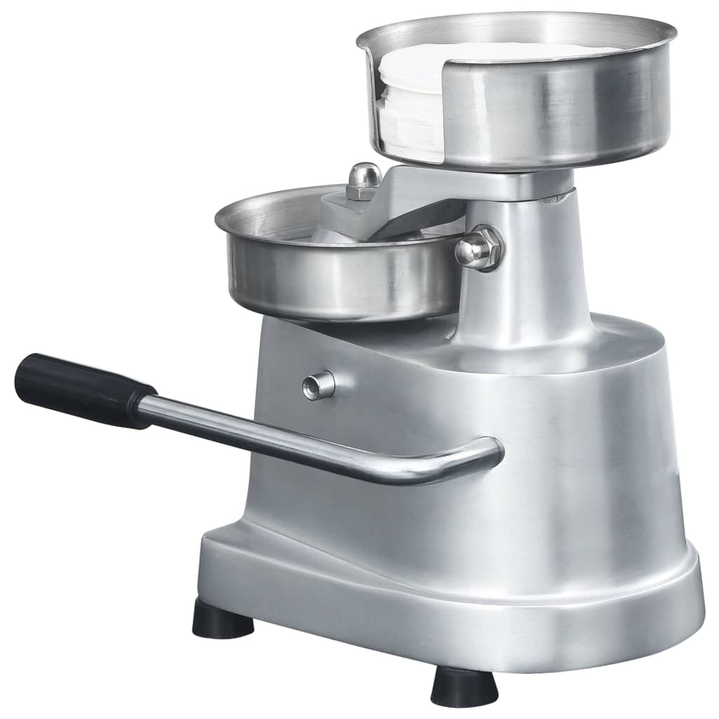 vidaXL Φορμαριστικό Μπιφτεκιών 13 εκ. Αλουμινίου 500 Φύλλα Διαχωρισμού