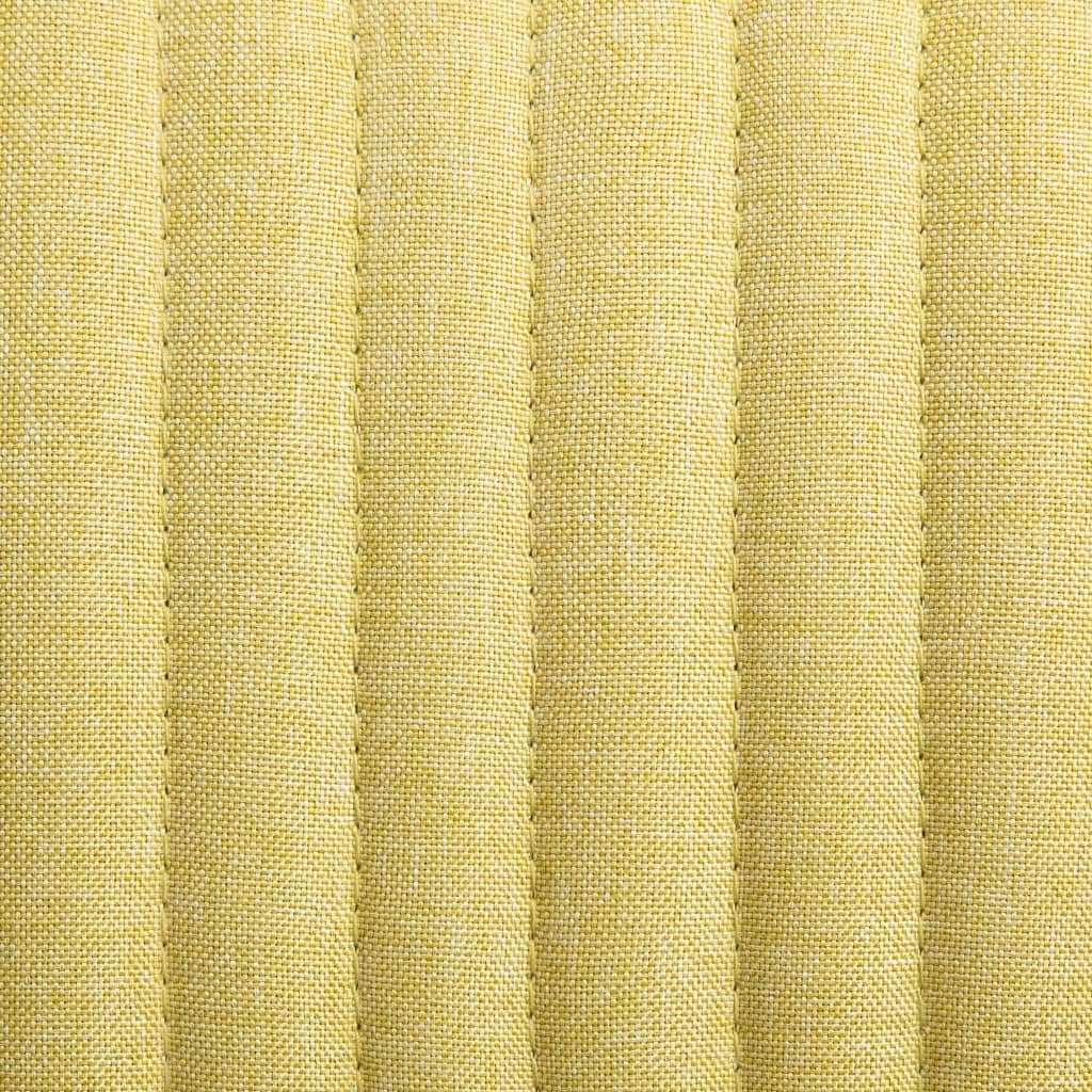 vidaXL Καρέκλες Τραπεζαρίας 4 τεμ. Πράσινες Υφασμάτινες