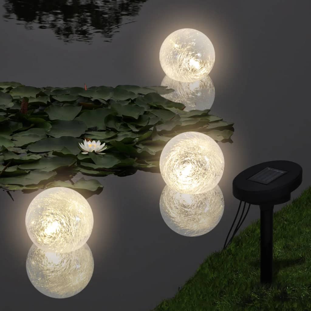 vidaXL Φωτιστικά LED Πλωτά 6 τεμ. για Λιμνούλες και Πισίνες
