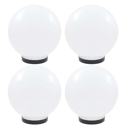 vidaXL Φωτιστικά Μπάλα LED 4 τεμ. Σφαιρικά 25 εκ. Ακρυλικά (PMMA)