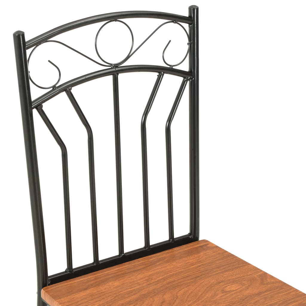 vidaXL Καρέκλες Τραπεζαρίας 6 τεμ. Καφέ από MDF